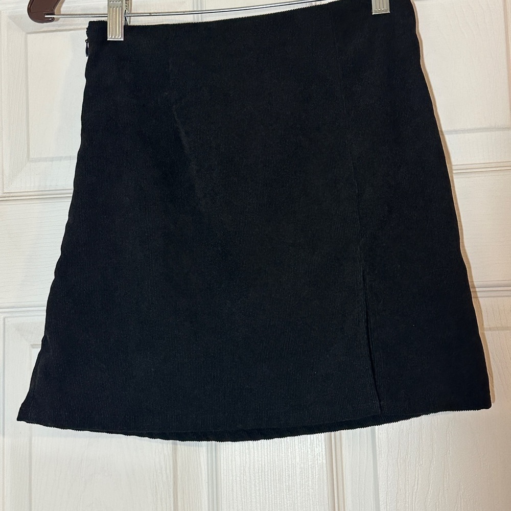 Mini skirt.